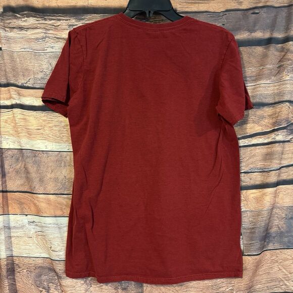 Chicago The Windy City Medium T-Shirt Red EST 1837 Chi Town Short Sleeve Tee - Picture 5 of 7